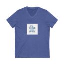 Woke Like Jesus V-Neck Tee - Inspirational Unisex T-Shirt for Freedom Lovers