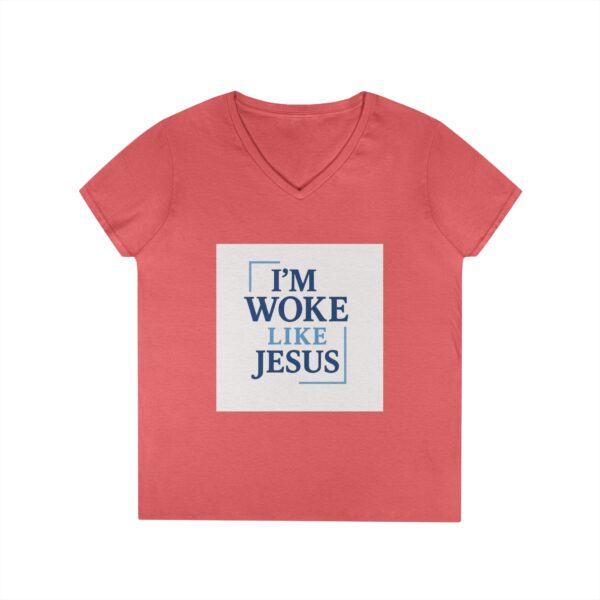 Ladies' V-Neck T-Shirt - Image 4