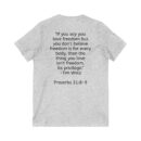 Woke Like Jesus V-Neck Tee - Inspirational Unisex T-Shirt for Freedom Lovers