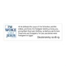 Inspirational Woke Jesus Bumper Sticker - Faith & Love Message