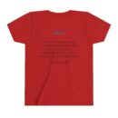 Inspirational Youth Short Sleeve Tee - "I’m Woke Like Jesus"