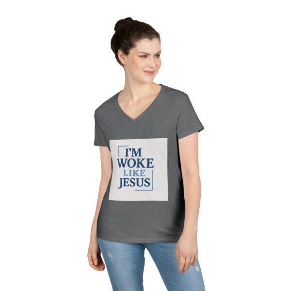 Ladies' V-Neck T-Shirt - Image 12