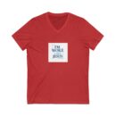 Woke Like Jesus V-Neck Tee - Inspirational Unisex T-Shirt for Freedom Lovers