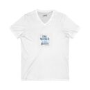 Woke Like Jesus V-Neck Tee - Inspirational Unisex T-Shirt for Freedom Lovers