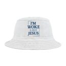 I'm Woke Like Jesus Bucket Hat - Stylish Faith-Inspired Summer Accessory