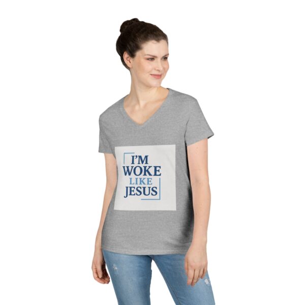 Ladies' V-Neck T-Shirt - Image 9