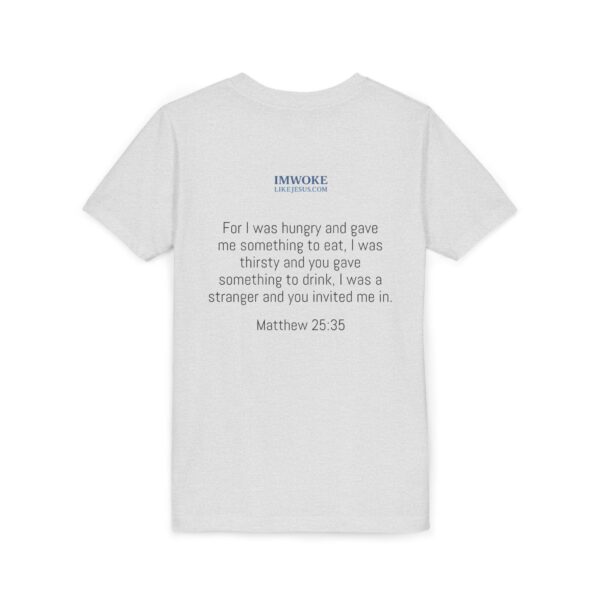 Inspirational Youth Short Sleeve Tee - "I’m Woke Like Jesus" - Image 8
