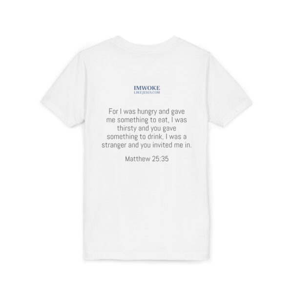 Inspirational Youth Short Sleeve Tee - "I’m Woke Like Jesus" - Image 4