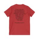 Woke Like Jesus V-Neck Tee - Inspirational Unisex T-Shirt for Freedom Lovers