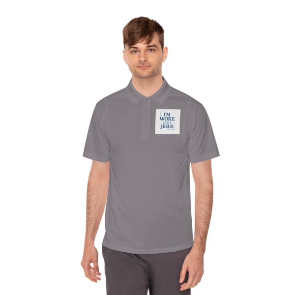 Men's Sport Polo Shirt - I'm Woke with Jesus - Casual Faith Apparel - Image 15