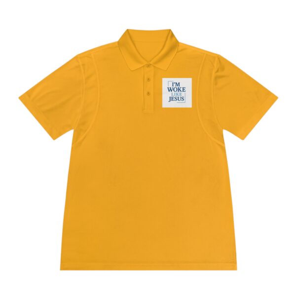 Men's Sport Polo Shirt - I'm Woke with Jesus - Casual Faith Apparel - Image 4