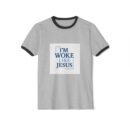 Inspirational Unisex Cotton Ringer T-Shirt - "I'm Woke Like Jesus"