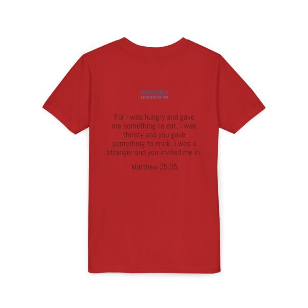 Inspirational Youth Short Sleeve Tee - "I’m Woke Like Jesus" - Image 28