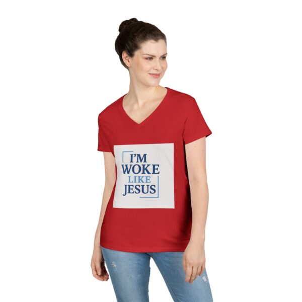 Ladies' V-Neck T-Shirt - Image 27