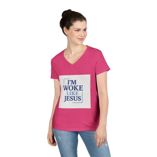 Ladies' V-Neck T-Shirt - Image 24