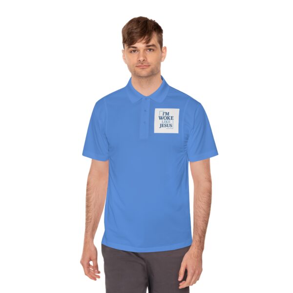 Men's Sport Polo Shirt - I'm Woke with Jesus - Casual Faith Apparel - Image 18
