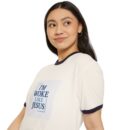 Inspirational Unisex Cotton Ringer T-Shirt - "I'm Woke Like Jesus"