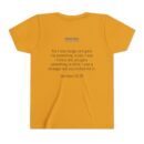 Inspirational Youth Short Sleeve Tee - "I’m Woke Like Jesus"