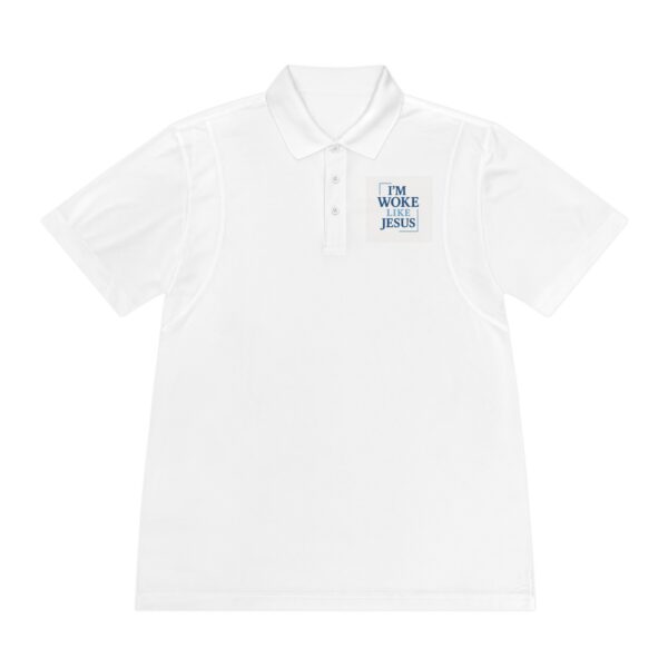 Men's Sport Polo Shirt - I'm Woke with Jesus - Casual Faith Apparel