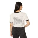 Inspirational Unisex Cotton Ringer T-Shirt - "I'm Woke Like Jesus"