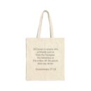 Woke Jesus Inspirational Cotton Canvas Tote Bag