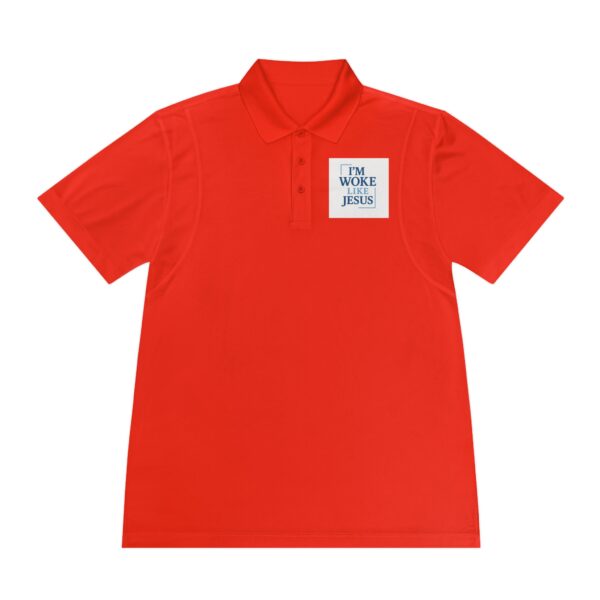 Men's Sport Polo Shirt - I'm Woke with Jesus - Casual Faith Apparel - Image 7