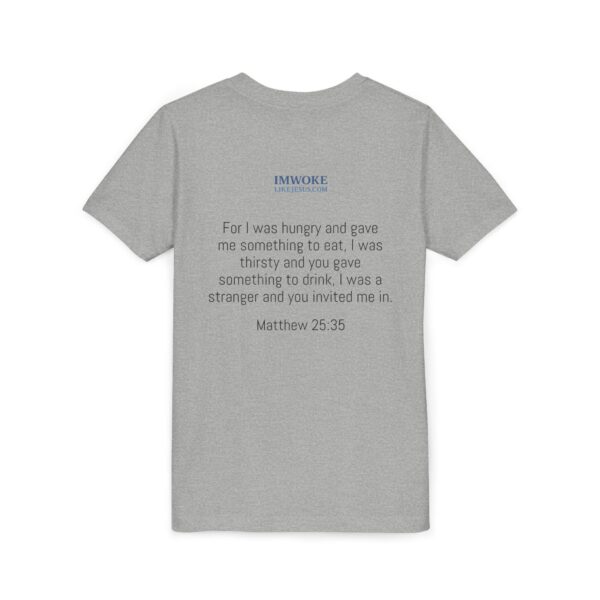 Inspirational Youth Short Sleeve Tee - "I’m Woke Like Jesus" - Image 16