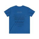 Christian V-Neck Tee, I'm Woke Like Jesus, Pope Leo Quote
